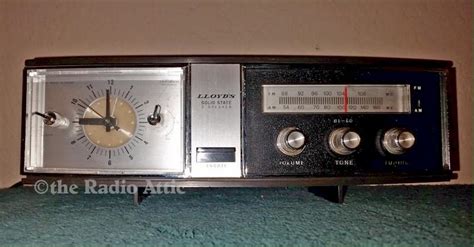 Lloyds Clock Radio 1970s Sold Item Number 1230774