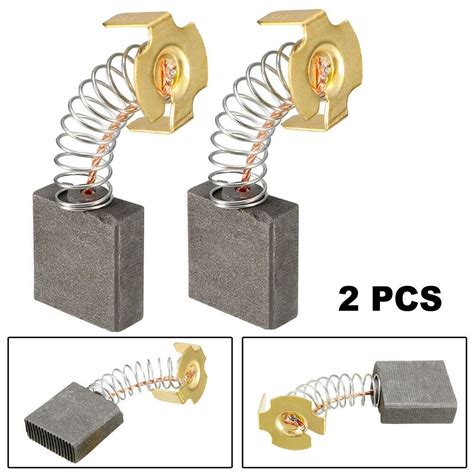 Accurate Fit Carbon Brushes For Electric Motors 18mm X 17 X 7mm 2pcs Set Ebay