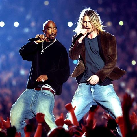 Tupac and Kurt Cobain Perform the Superbowl halftime show : r/ChatGPT