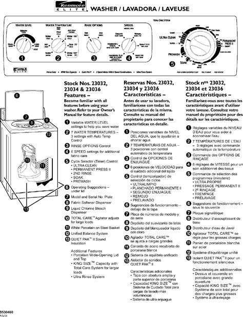 Kenmore Elite Washer Front Load Manual