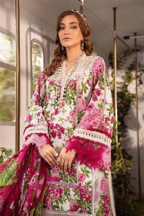 Maria B Mpt A Mprint Lawn In Pakistani Women Dresses