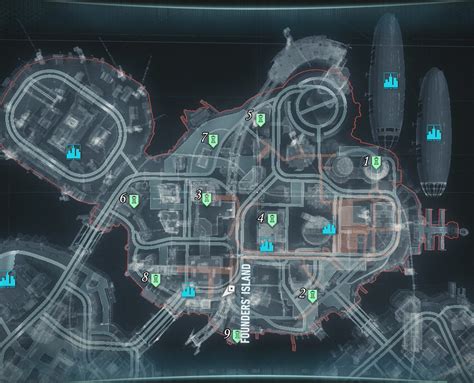 Part 3 Founders Island Tower Locations Occupy Gotham Most Wanted