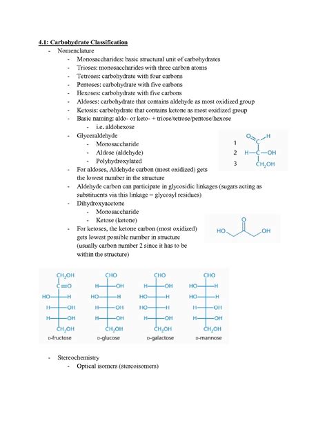 SOLUTION Carbohydrate Structure And Function Studypool