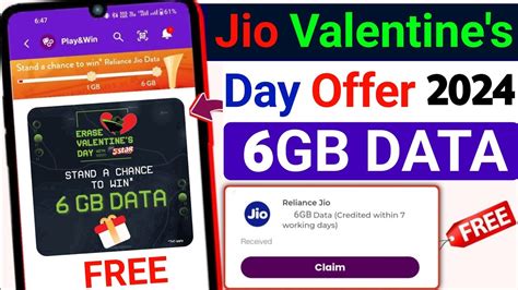 Jio Sim 6gb Free Data Offer Valentine S Day 2024 Jio Sim 6GB Free