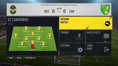 FIFA 17 PRO CLUBS FC BRAZZERS x EC CANARINHO 21ª rodada SÉRIE A