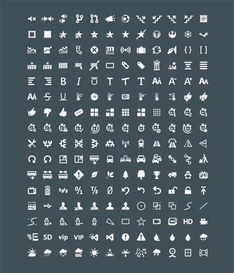 Freebie 30 Minimalist Icon Sets for Web Design Vol I