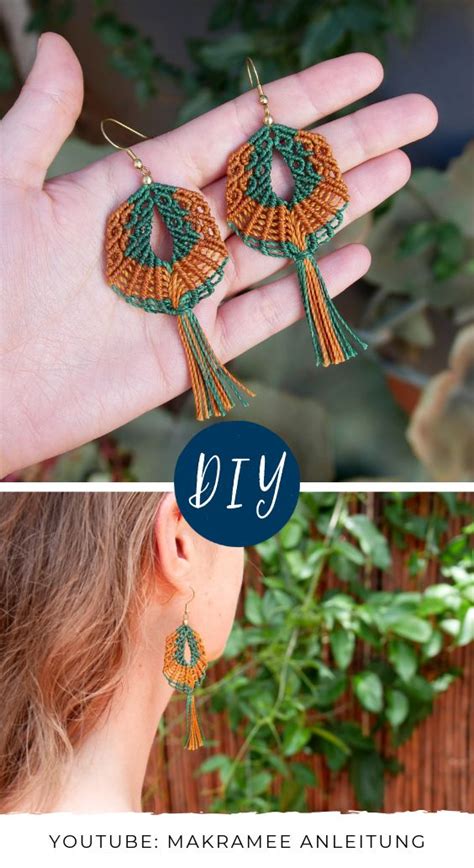 Diy Makramee Ohrringe Boho Schnapp Dir Deine Lieblingsfarben