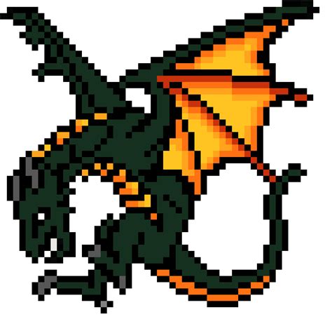 Fire Dragon Blue Dragon Pixel Art Dragon Clipart Full Size Clipart