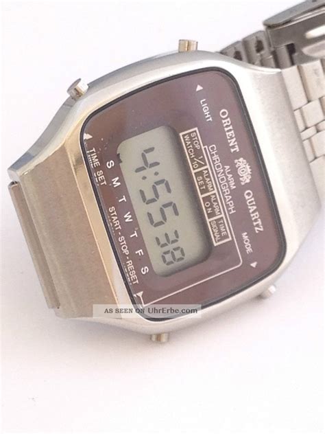 Lcd Digital Uhr Orient Quarz It741104 40 741104 40 Vintage Watch De