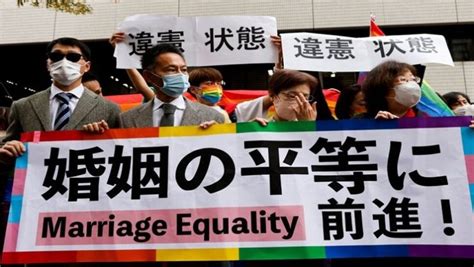 Japan Court Rules Same Sex Marriage Ban Constitutional Mentions Lack