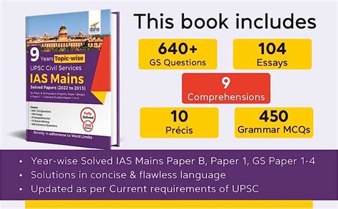 Buy 9 Years Topic Wise Upsc Civil Services Ias Mains Solved Papers