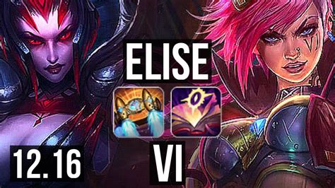 Elise Vs Vi Jng Rank Elise Legendary K Mastery Kr