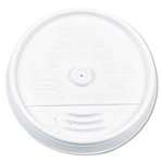 Dart Plastic Lids For 16oz Hot Cold Foam Cups Sip Thru Lid White 1000 Carton DCC16UL