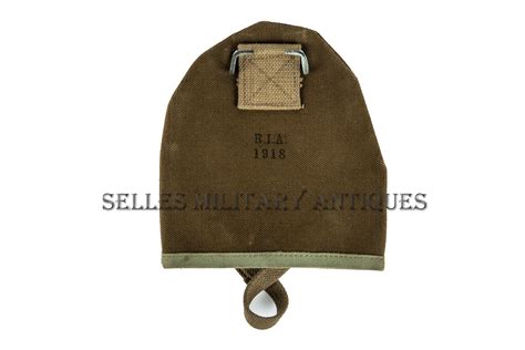 Housse De Pelle En T 1918 US Selles Military Antiques