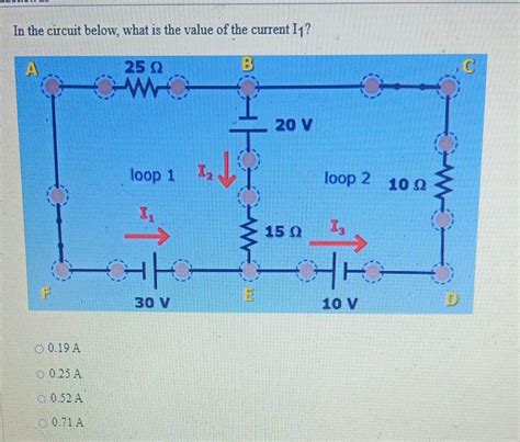 Solved In The Circuit Below What Is The Value Of The Chegg