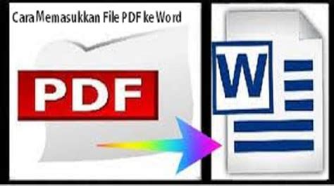 Cara Memasukkan File Pdf Ke Word Terbaru West Java