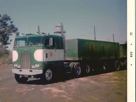 Peterbilt Cabover Nov 1972 Big Pete With Double Trailers Flickr