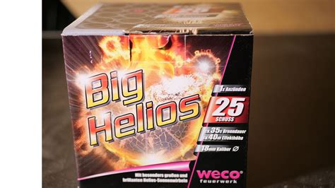 Big Helios Feuerwerksbatterie Kategorie F2 Von Weco YouTube