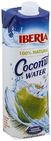 Iberia Coconut Water 33 8 Oz Nutrition Information Innit