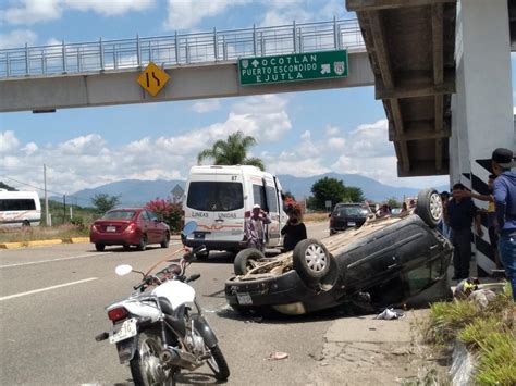 Tres Personas Lesionadas Tras Volcadura En Ocotlán De Morelos Nvi