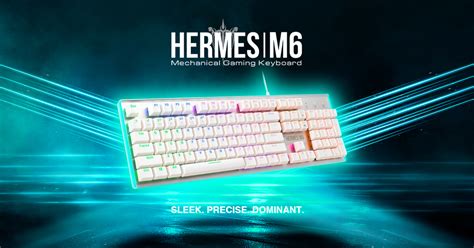 Hermes M The Voguish White Mechanical Keyboard For All