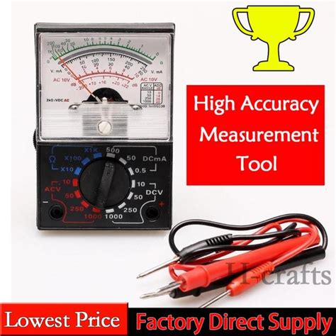 Ready Stockmf A Electric Analog Multimeter Multitester Portable