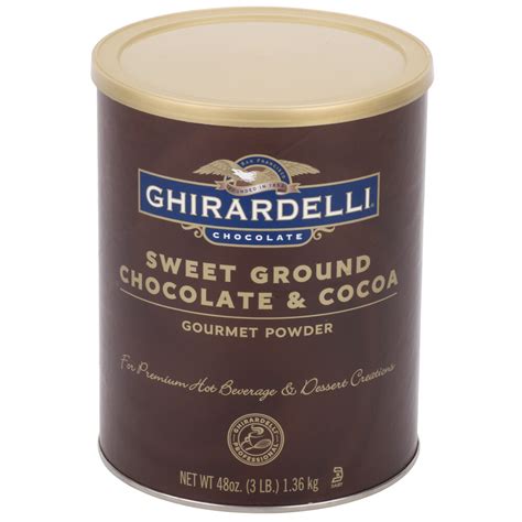 Ghirardelli 3 Lb Sweet Ground Chocolate Cocoa Powder