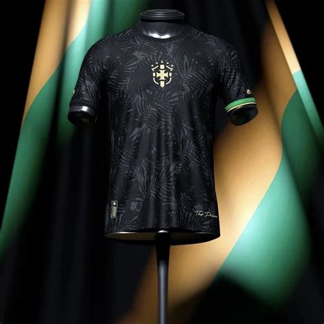 Camisa The Prince Neymar Jr 10 Preta Comma Football 2023 2024