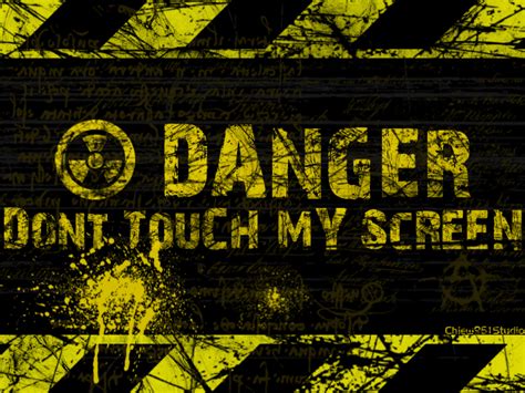 Do Not Touch Wallpaper - WallpaperSafari