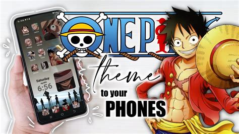 ⛵ How To Make An Anime Theme On Phone One Piece Theme All Icons Customized With  On Screen