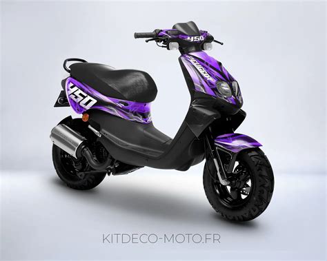 Kit déco Peugeot Trekker Flash Violet Boutique Kit Déco Moto