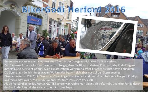 BikerGodi Herford 2016 Erneut Und Nun Schon Zum 3 Mal War Das COME IN