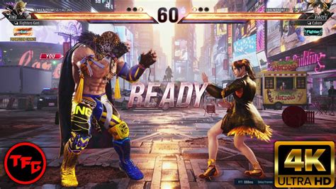 Tekken Cnt King F Yagami Vs Ling Xiaoyu Caken Ranked Match