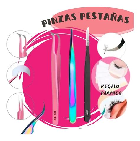 Pinzas Pestañas Postizas Acero Vetus Esd 11 Esd 12 Esd 15 VERALY