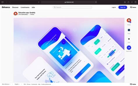 Top 10 Behance App Designs Select The Best