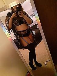 Amazon EVELUST Plus Size Lingerie Set For Women Sexy See Thru Halter Lace Mesh Crop Bra