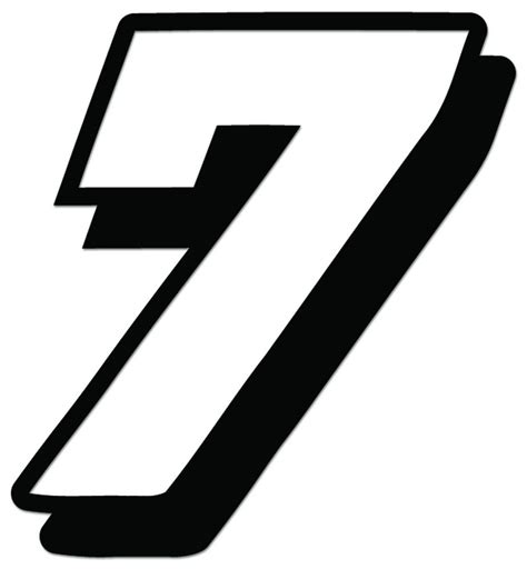 Racing Number Fonts 7