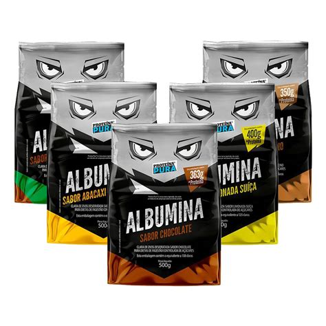 Albumina Pura G Proteina Pura Sabores Shopee Brasil