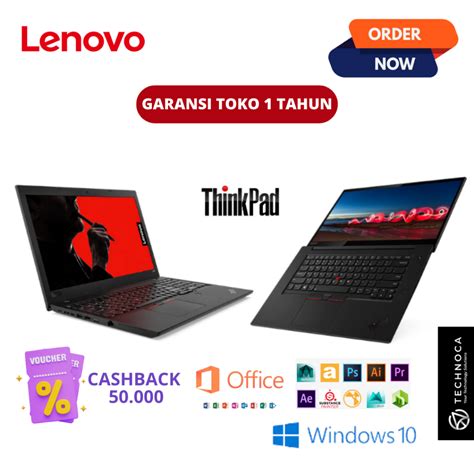 Jual Laptop Lenovo Thinkpad Core I5 I7 Ram 8gb Ssd 256gb Garansi 1 Tahun Shopee Indonesia