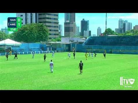 SANTA CRUZ DE NATAL 1 2 AMÉRICA GOLS CAMPEONATO POTIGUAR SUB 15 2024