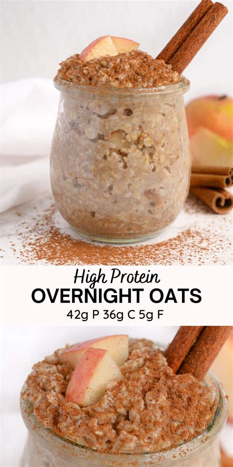 42g Protein Overnight Oats With Best Macros