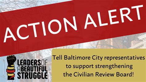 Action Alert Tell Baltimore City Representatives To Support