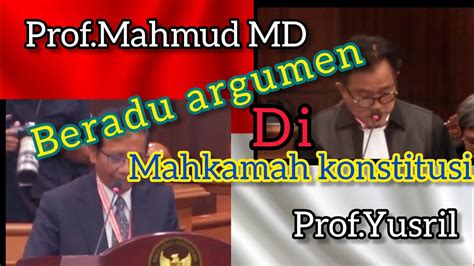 Prof Mahmud Md Vs Prof Yusril Im Berbalas Pantun Di Mk Youtube