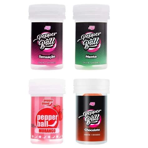 Bolinha Pepper ball Explosivas Comestíveis 2 Unidades Pepper Blend sex shop Shopee Brasil