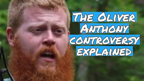 The Oliver Anthony Controversy Explained Youtube