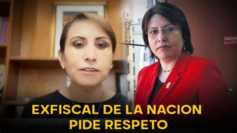 Patricia Benavides Reaparece Y Critica Al Pj De Rechazar Su Pedido De