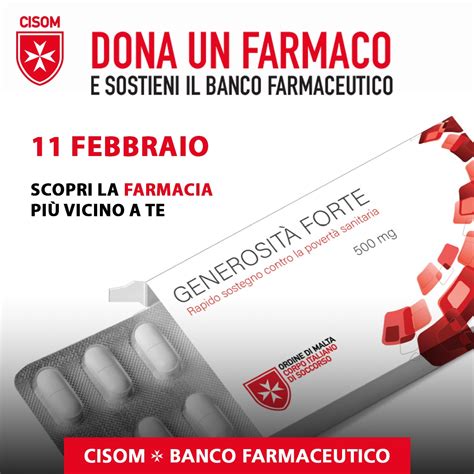 Giornata Di Raccolta Del Farmaco Febbraio Torna La