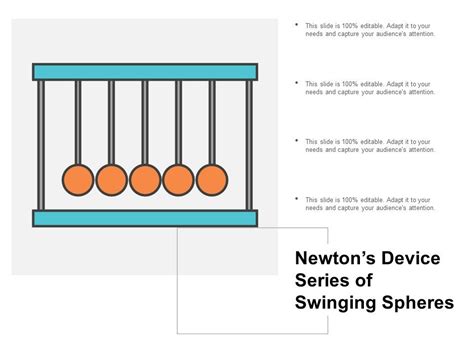 Newtons Device Series Of Swinging Spheres Ppt Powerpoint Presentation