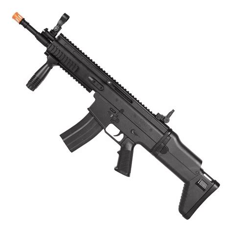 Rifle Airsoft Fn Scar L Spring Mola Preto Cal Mm Cybergun R