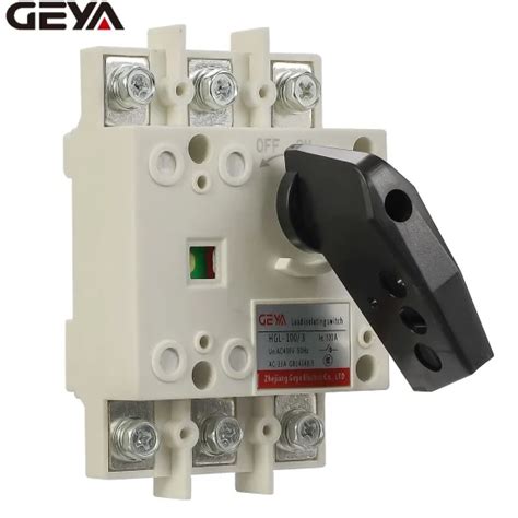 Geya Lglc 3p 4p 200A 630A Load Breaker Switch Manual Transfer DC Switch